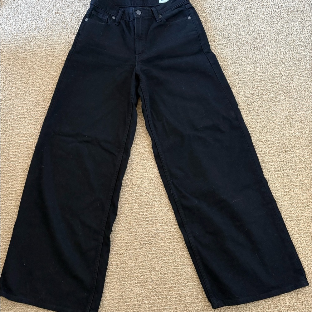 Gap mid rise ultra soft baggy jeans